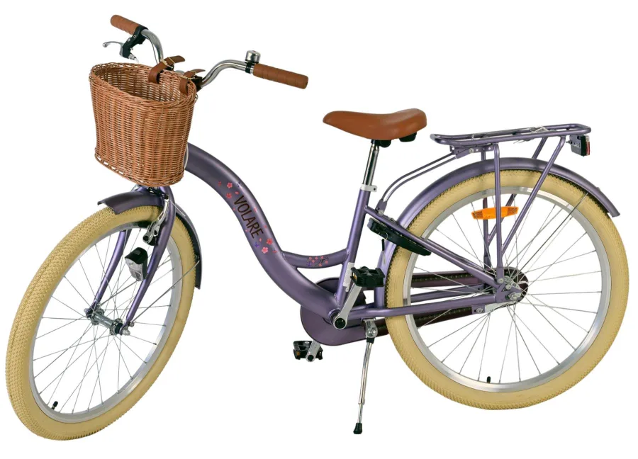 Volare Blossom Kinderfiets – Meisjes – 24 inch – Paars — foto 10