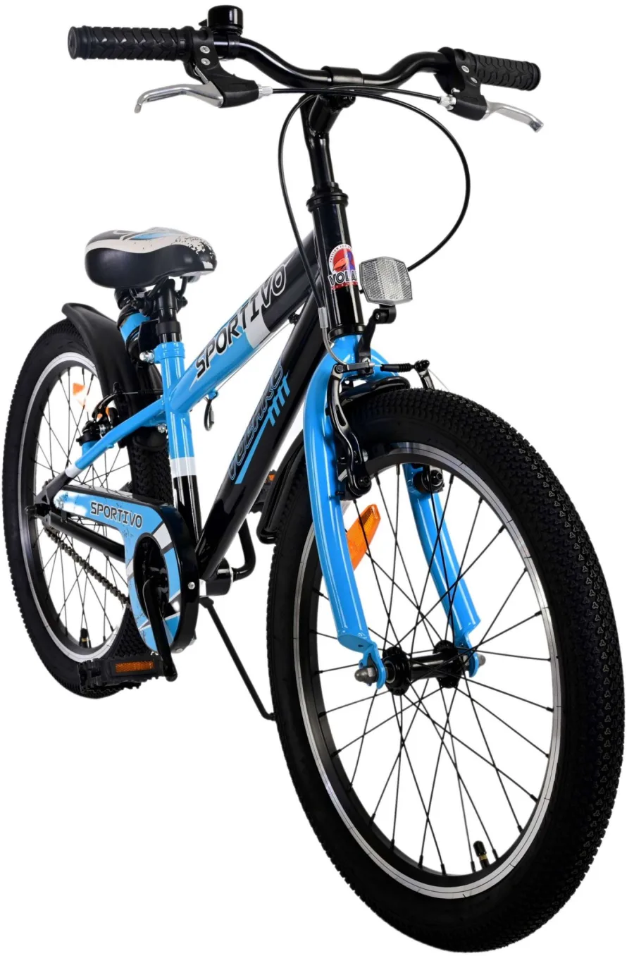 Volare Sportivo Kinderfiets – Jongens – 20 inch – Blauw – Twee handremmen — foto 8