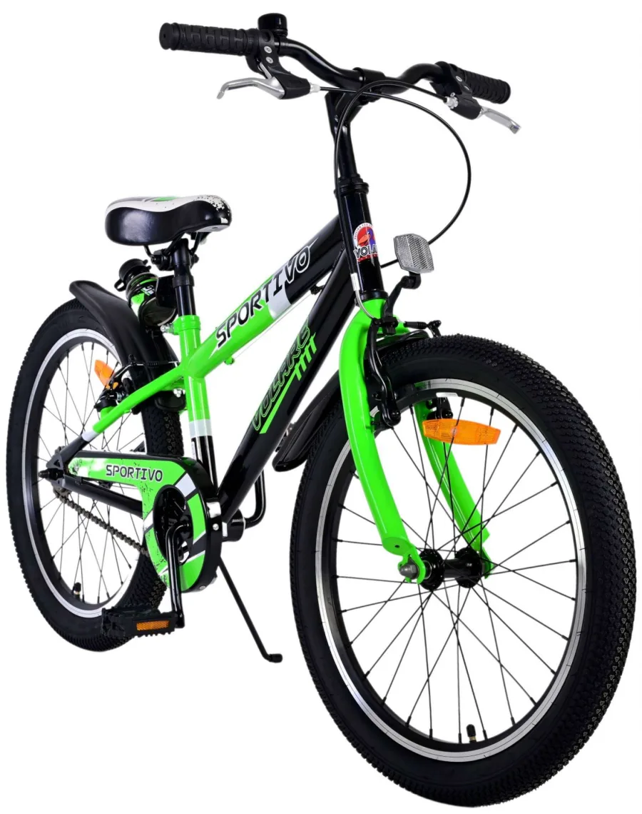 Volare Sportivo Kinderfiets – Jongens – 20 inch – Groen – Twee handremmen — foto 8