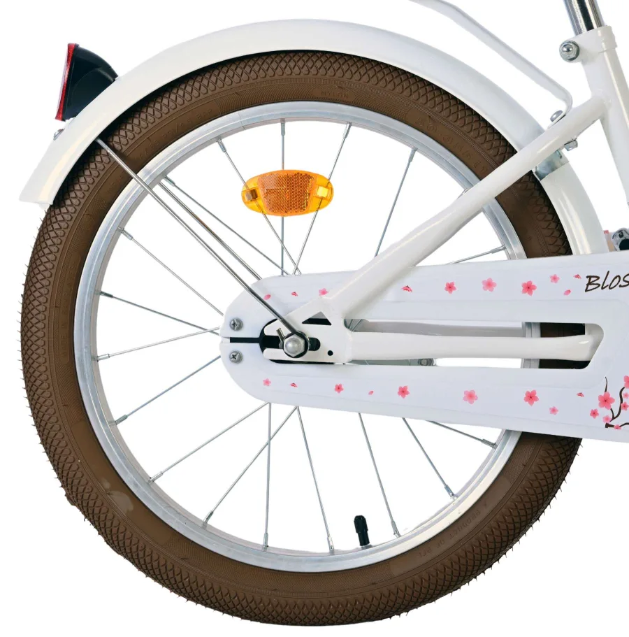 Volare Blossom Kinderfiets – Meisjes – 18 inch – Wit — foto 3