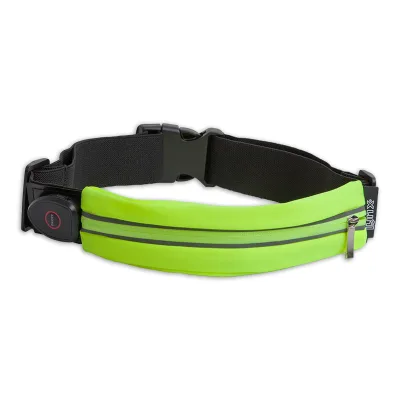 Reflecterende LED heuptas / hardloopriem USB