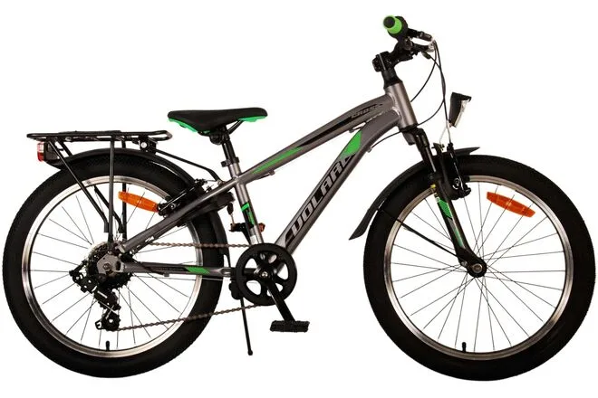 Volare Cross Kinderfiets – Jongens – 20 inch – Grijs – 6 versnellingen