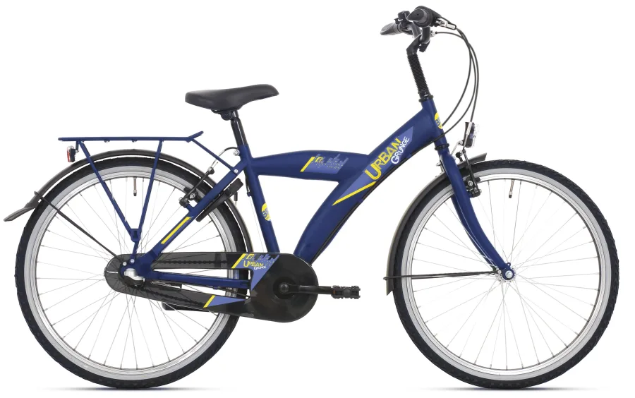 Kinderfiets 24″ Bikefun Urban Shimano Nexus 3 kobalt blauw — foto 2