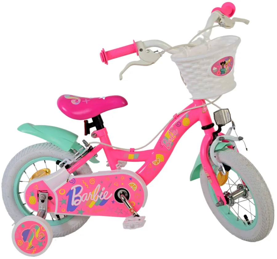 Barbie Kinderfiets – Meisjes – 12 inch – Roze – Twee Handremmen — foto 10