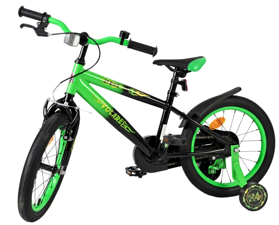 Volare Strike Kinderfiets – Jongens – 16 inch – Zwart Groen — foto 9