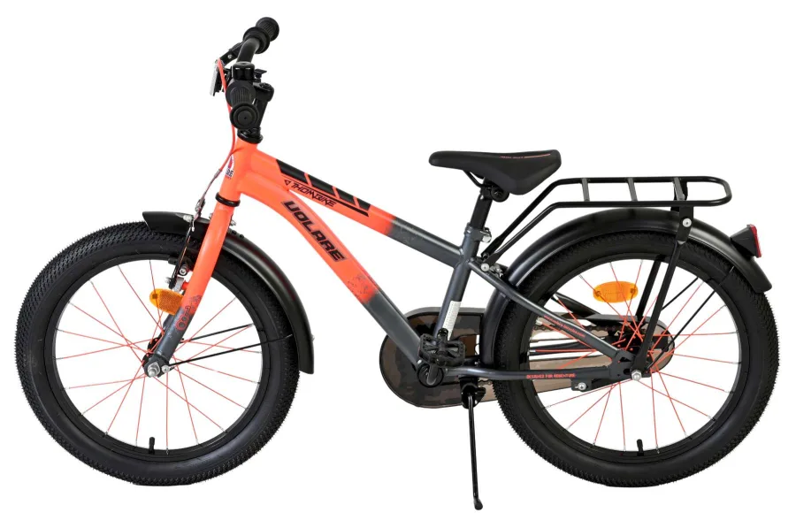 Volare Thombike Kinderfiets – Jongens – 18 inch – Oranje Grijs — foto 9
