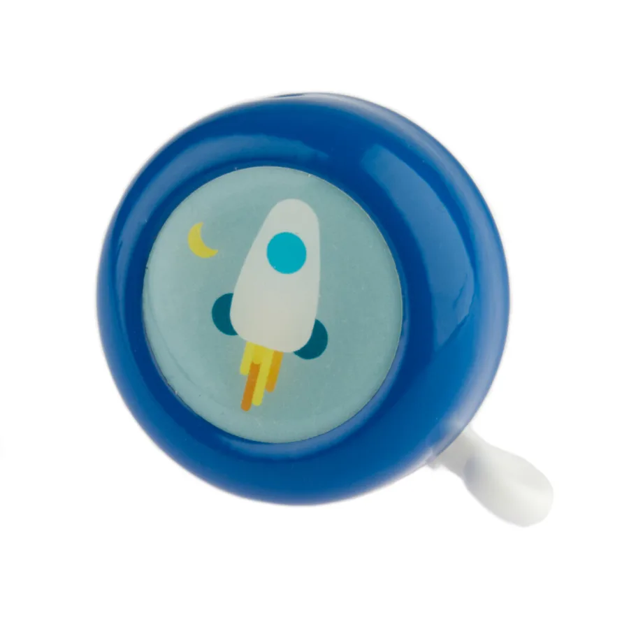 Fietsbel PexKids Rocket – blauw/wit — foto 4