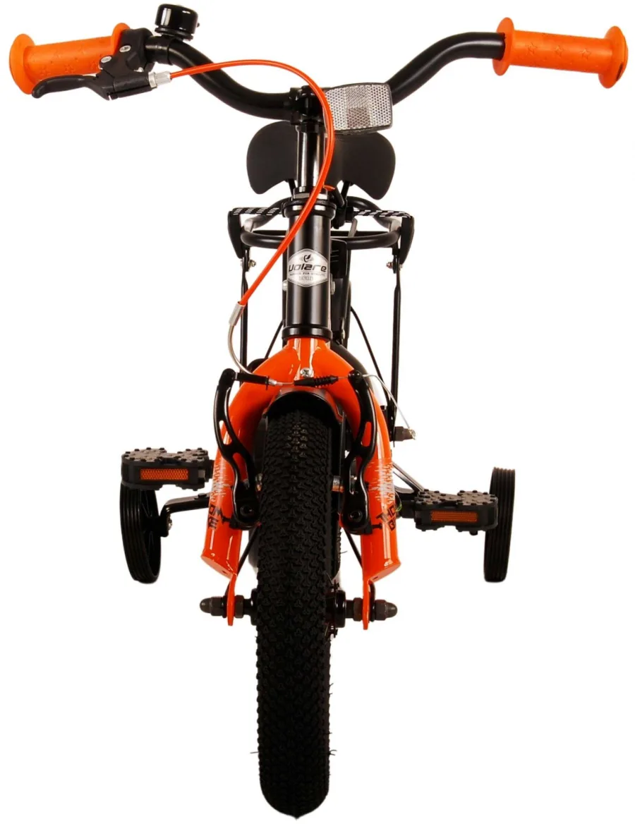 Volare Thombike Kinderfiets – Jongens – 12 inch – Zwart Oranje — foto 18