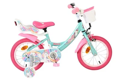 Volare Unicorn Kinderfiets – Meisjes – 14 inch – Groen