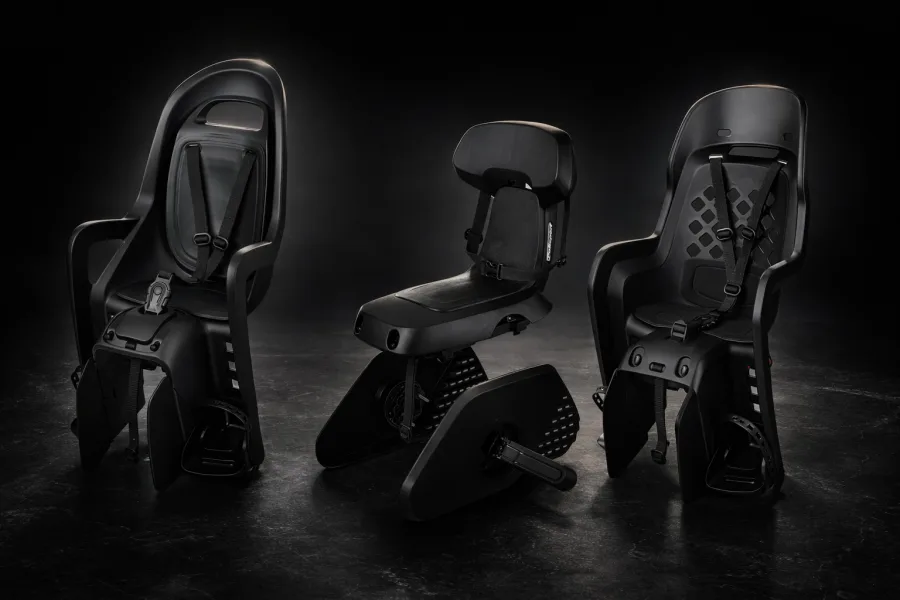 Kinderzitje achter Polisport Joy - BLACK SERIE - met  dragerbevestiging (CFS) — foto 6