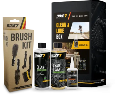 Fietsonderhoudsset Bike7 Clean & Lube Box