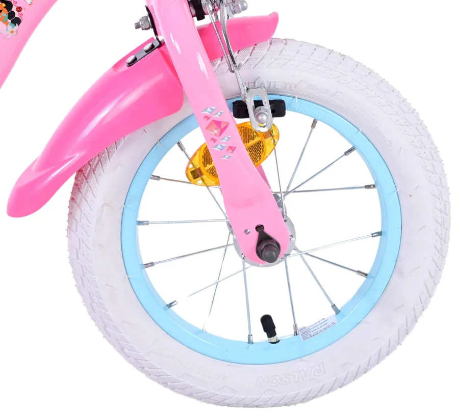 Magic Royals Kinderfiets – Meisjes – 12 inch – Roze – Twee Handremmen — foto 4