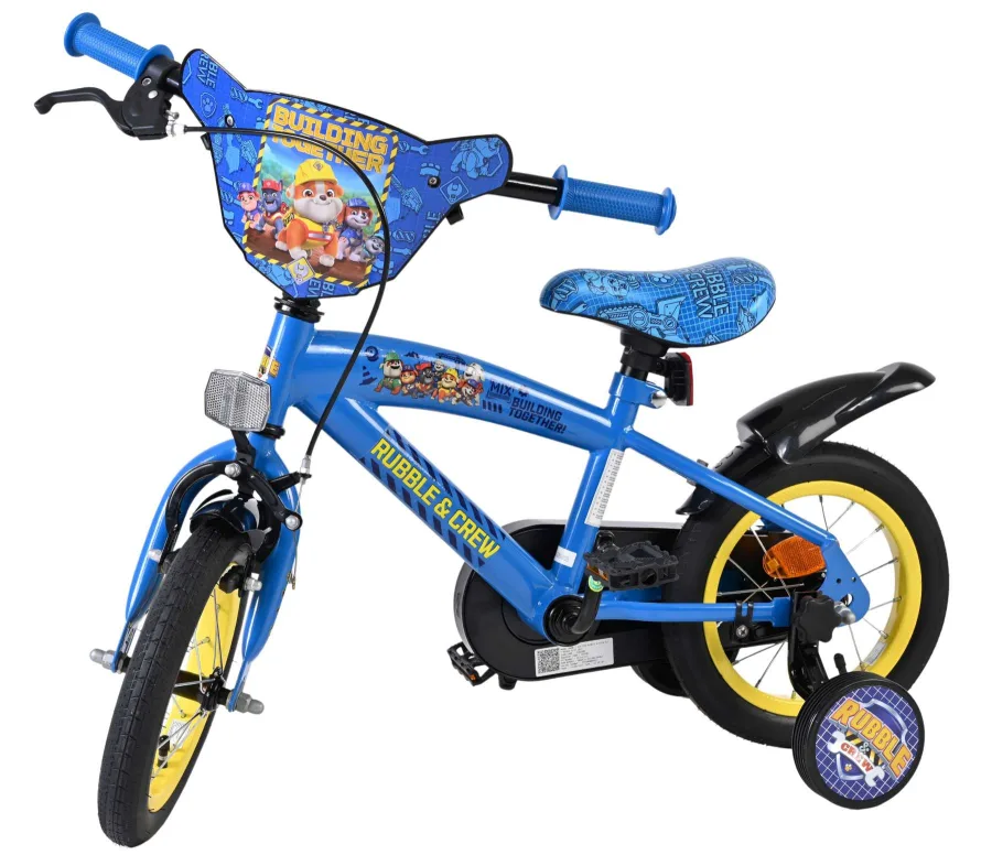 Paw Patrol -Rubble & Crew – Kinderfiets – Jongens – 12 inch – Blauw — foto 10