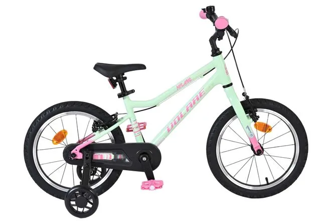 Volare Milano Kinderfiets – Meisjes- 16 inch – Mintgroen
