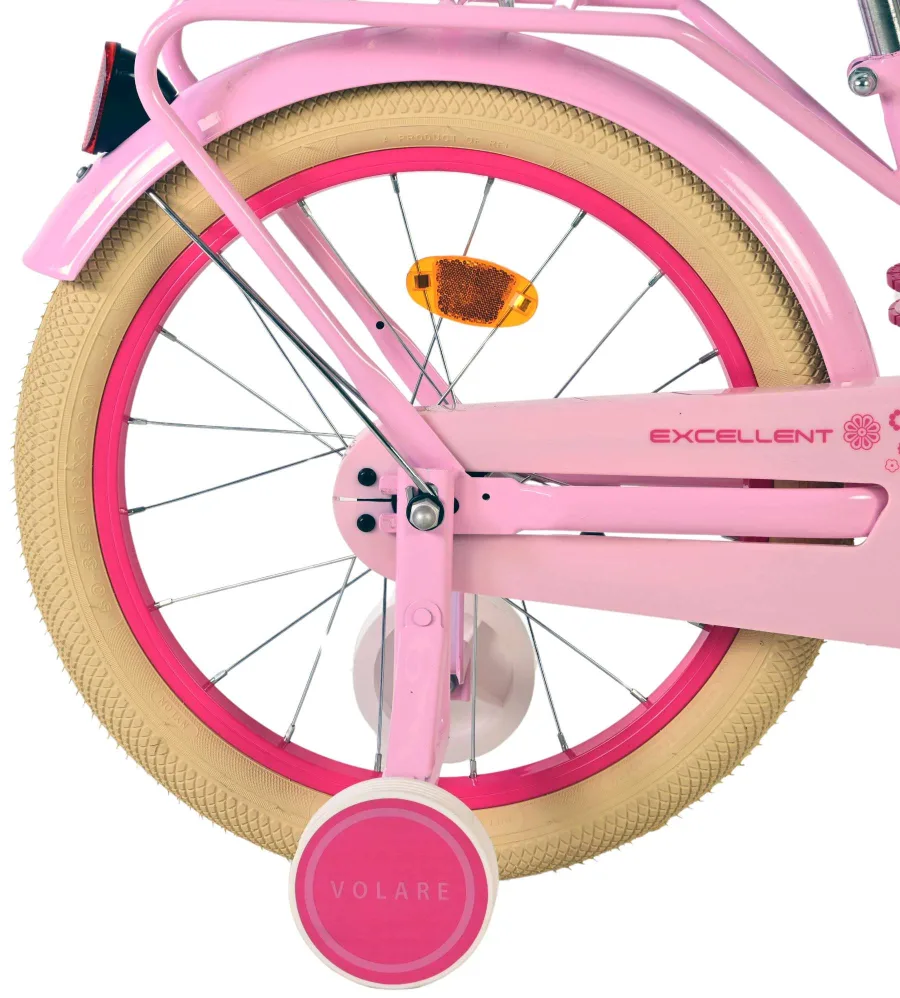 Volare Excellent Kinderfiets – Meisjes -18 inch – Roze – 95% afgemonteerd — foto 2