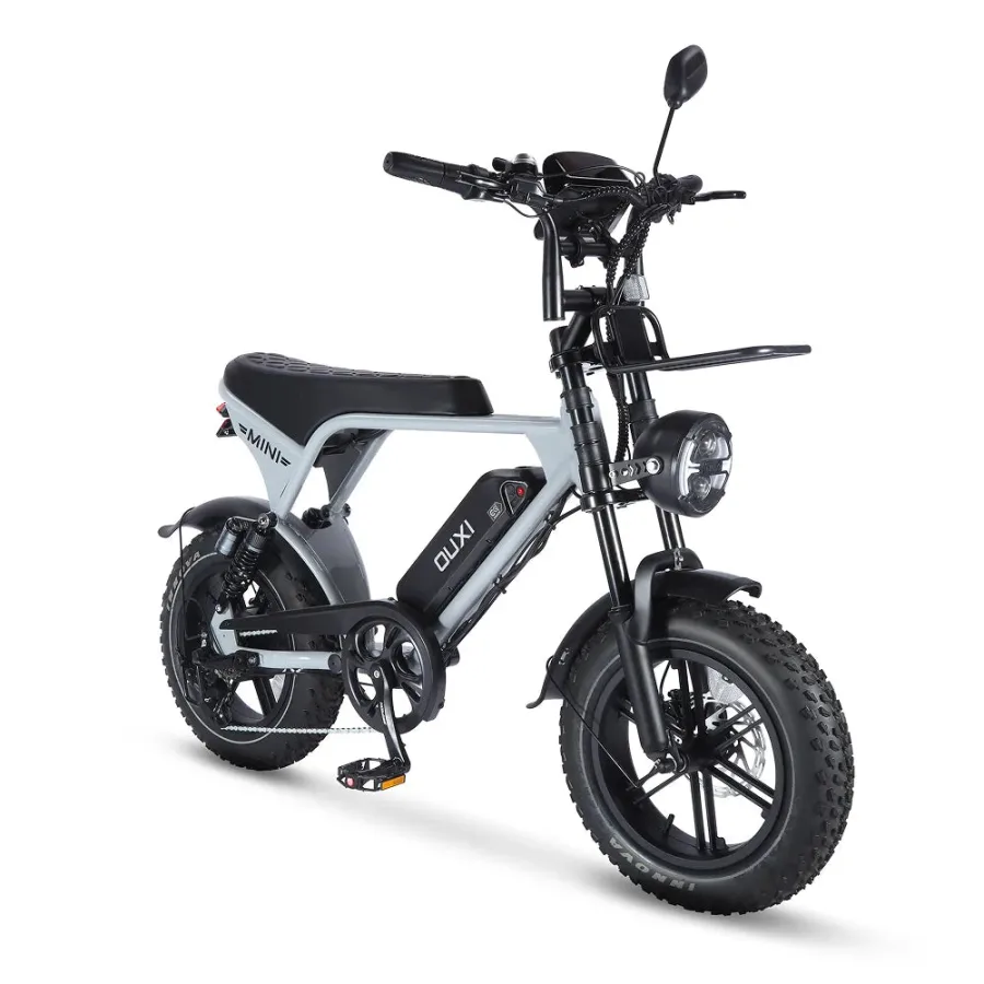 OUXI V8 Ultra Mini Fat-bike licht Grijs