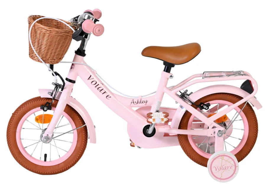 Volare Ashley Kinderfiets – Meisjes – 12 inch – Roze – Twee handremmen — foto 9