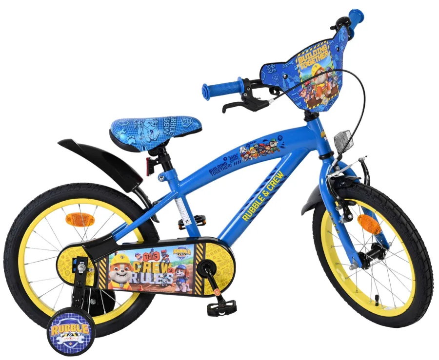 Rubble & Crew Kinderfiets – Jongens – 16 inch – Blauw — foto 2