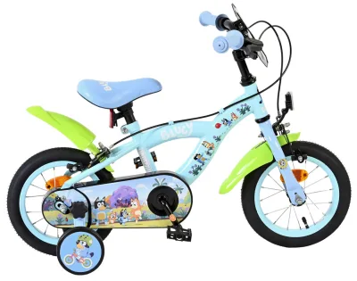 Bluey Kinderfiets 12 inch – Lichtblauw – Twee handremmen