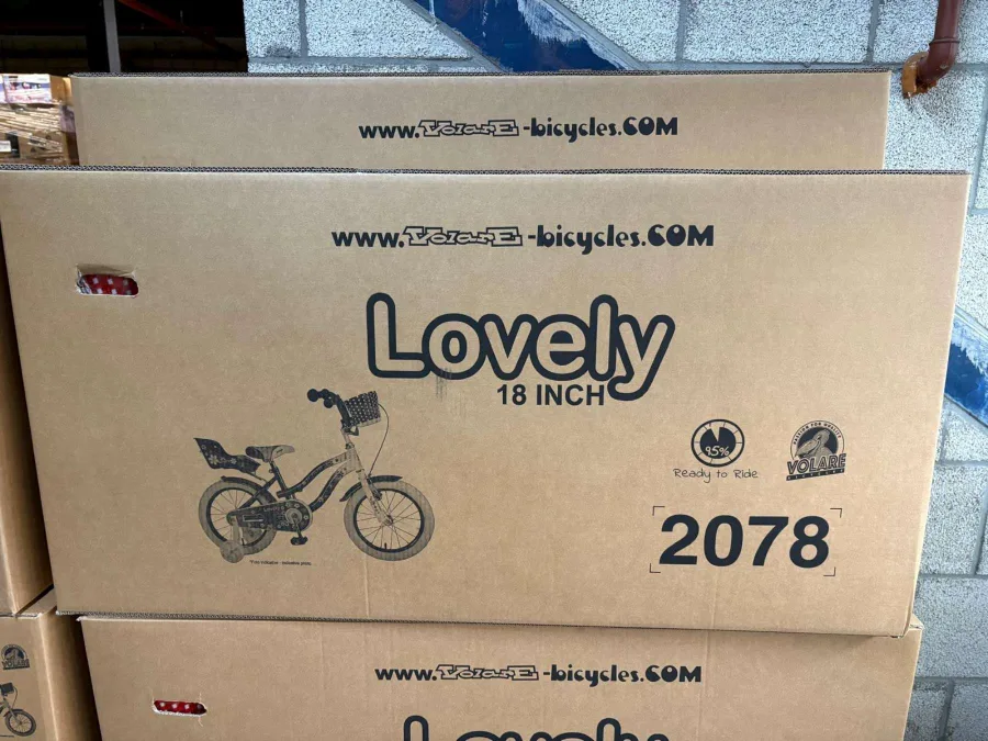 Volare Lovely Kinderfiets – Meisjes – 18 inch – Rood Wit — foto 5
