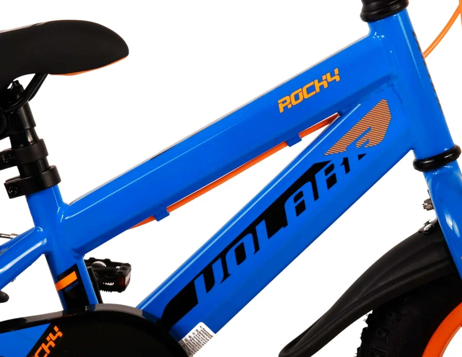 Volare Rocky Kinderfiets – Jongens – 12 inch – Blauw – Twee handremmen — foto 3