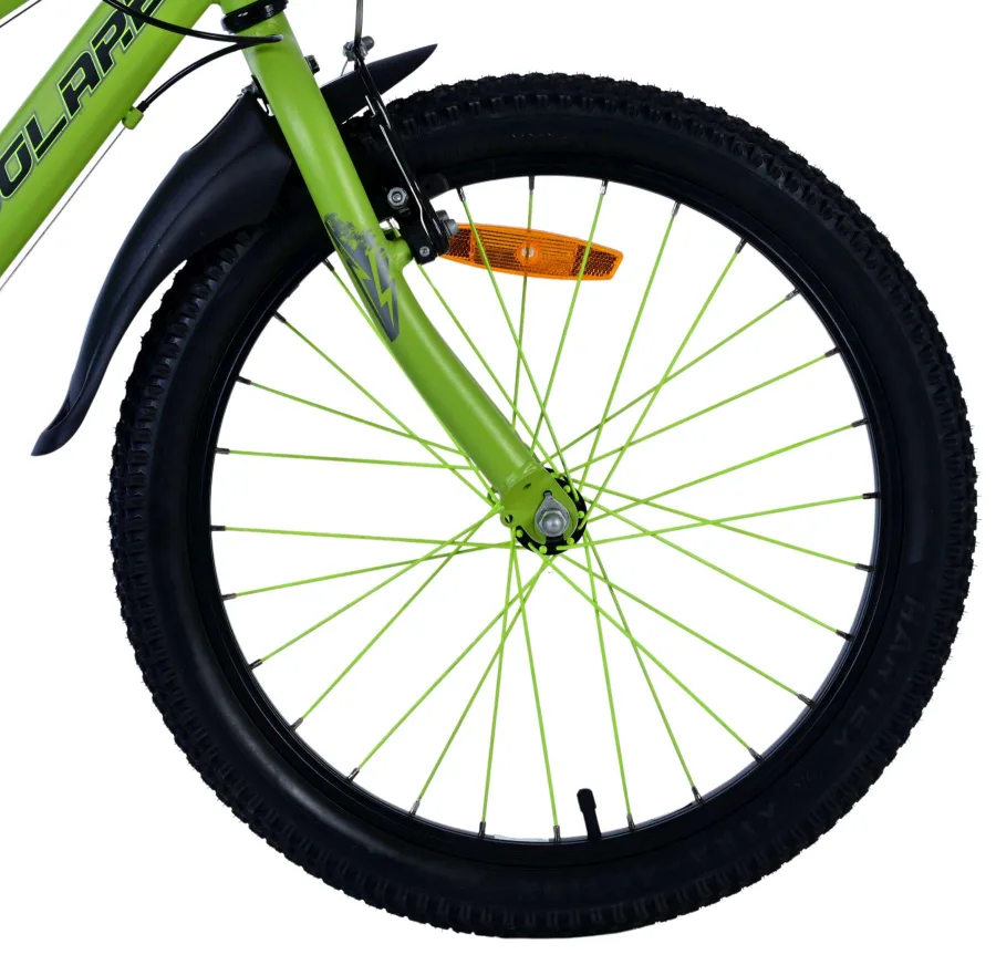 Volare Rocky Kinderfiets – 20 inch – 7 speed – Groen/Grijs — foto 3