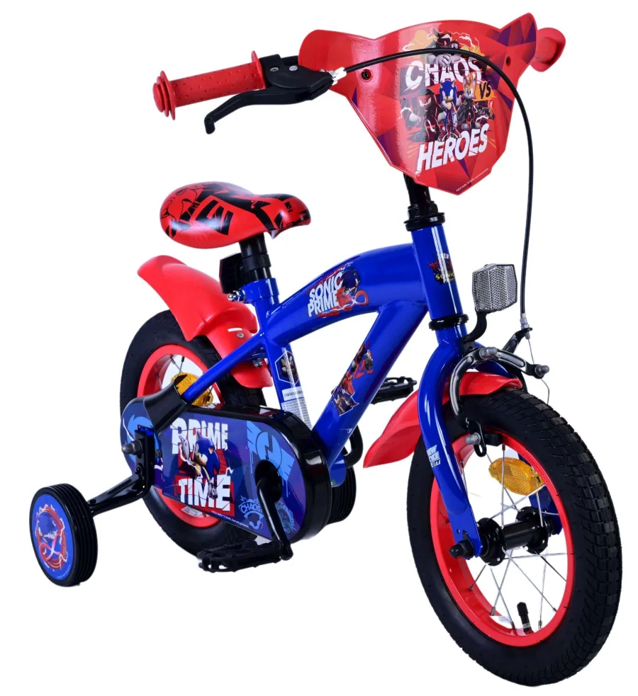 Turbo Crew Kinderfiets – Jongens – 12 inch – Blauw Rood — foto 7