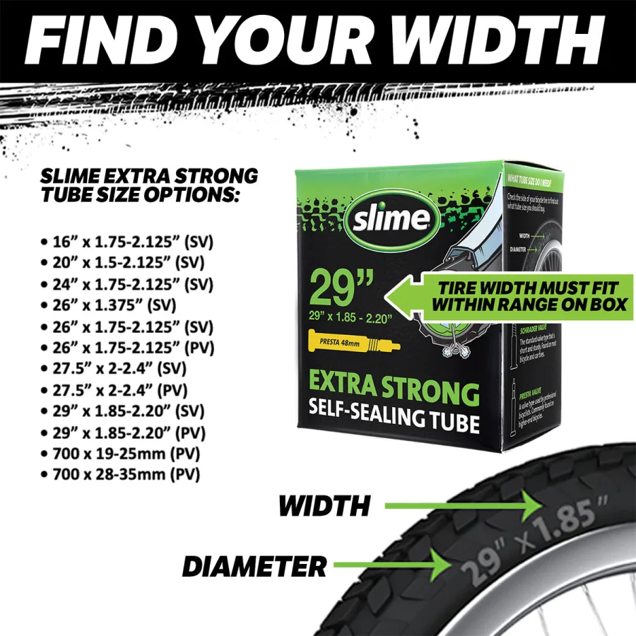 Slime zelfdichtende anti-lek binnenband 29 Inch SV — foto 9