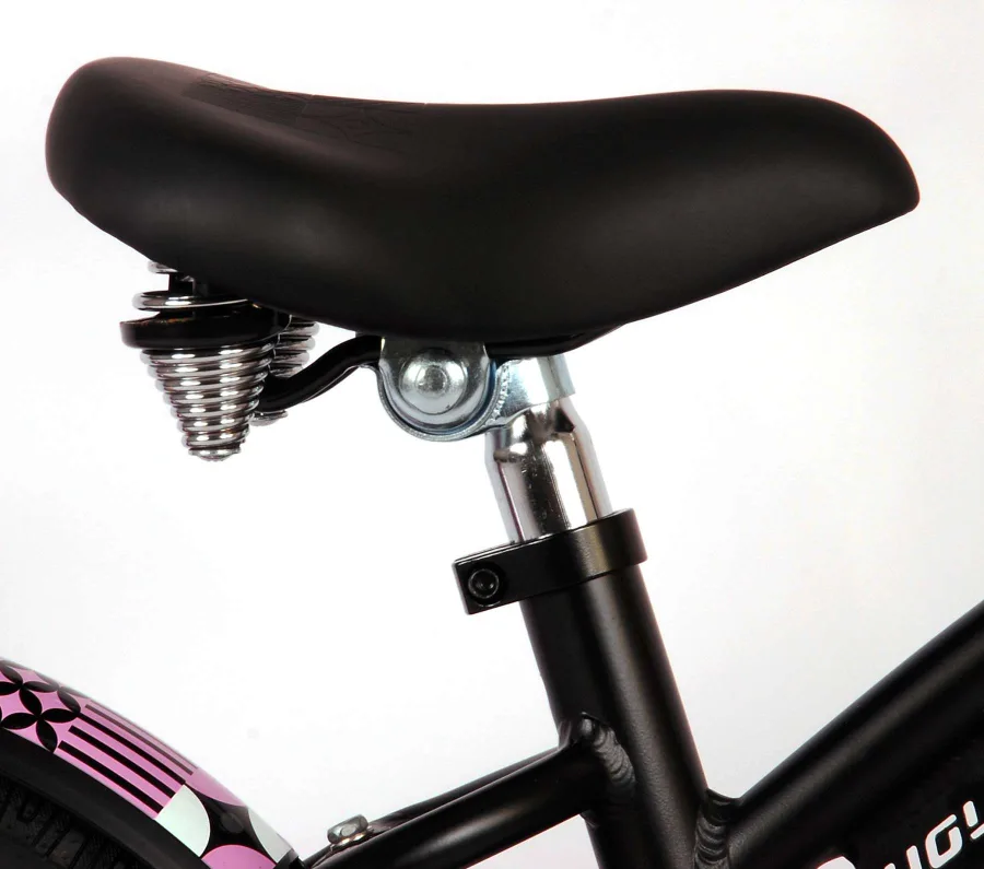 Volare Miracle Kinderfiets – Meisjes – 14 inch – Mat Zwart – Prime Collection — foto 15