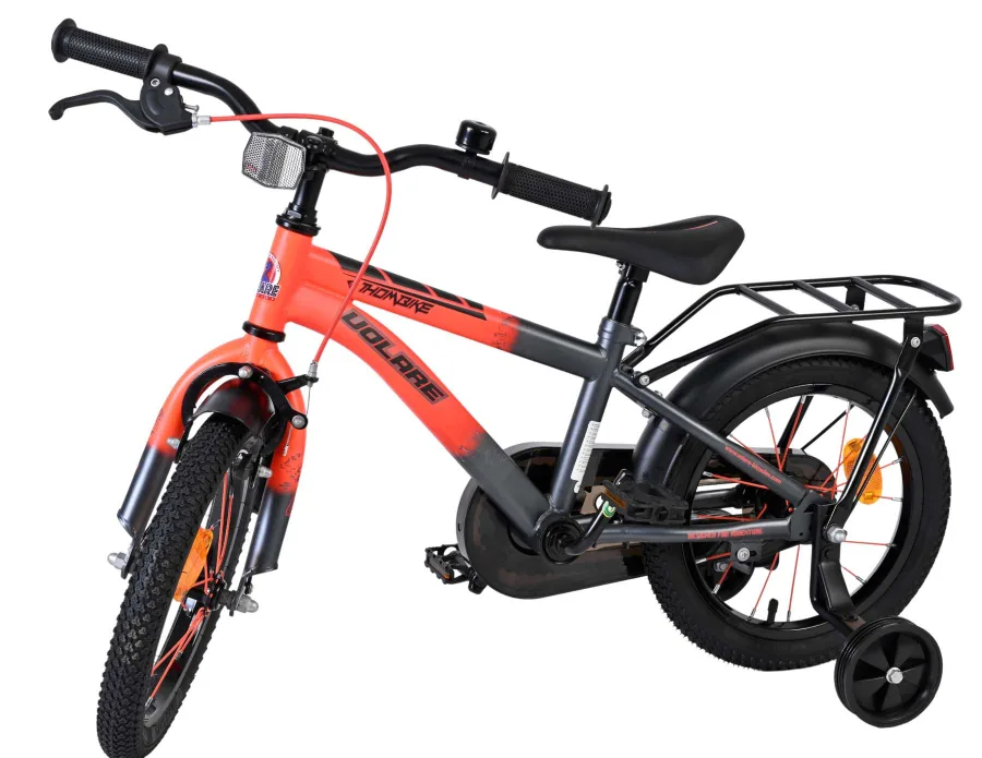 Volare Thombike Kinderfiets – Jongens – 14 inch – Oranje/Grijs — foto 9