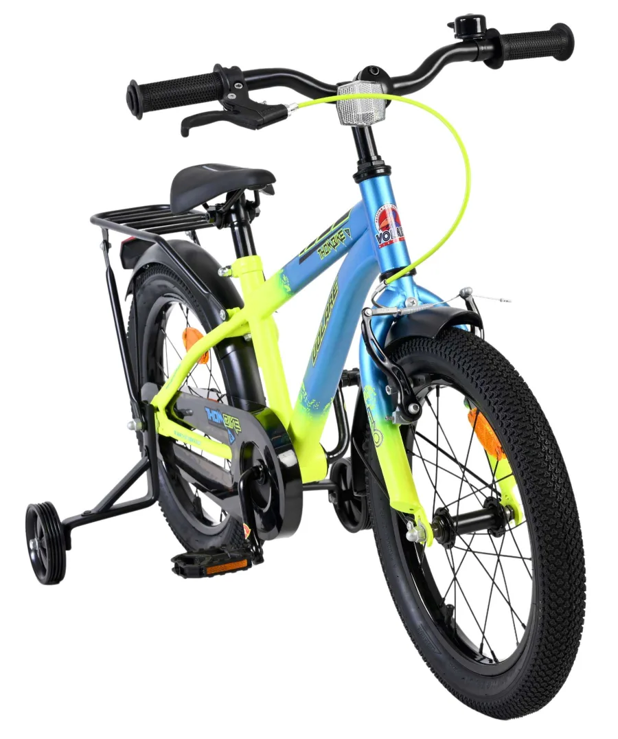 Volare Thombike Kinderfiets – Jongens – 16 inch – Blauw Geel — foto 6