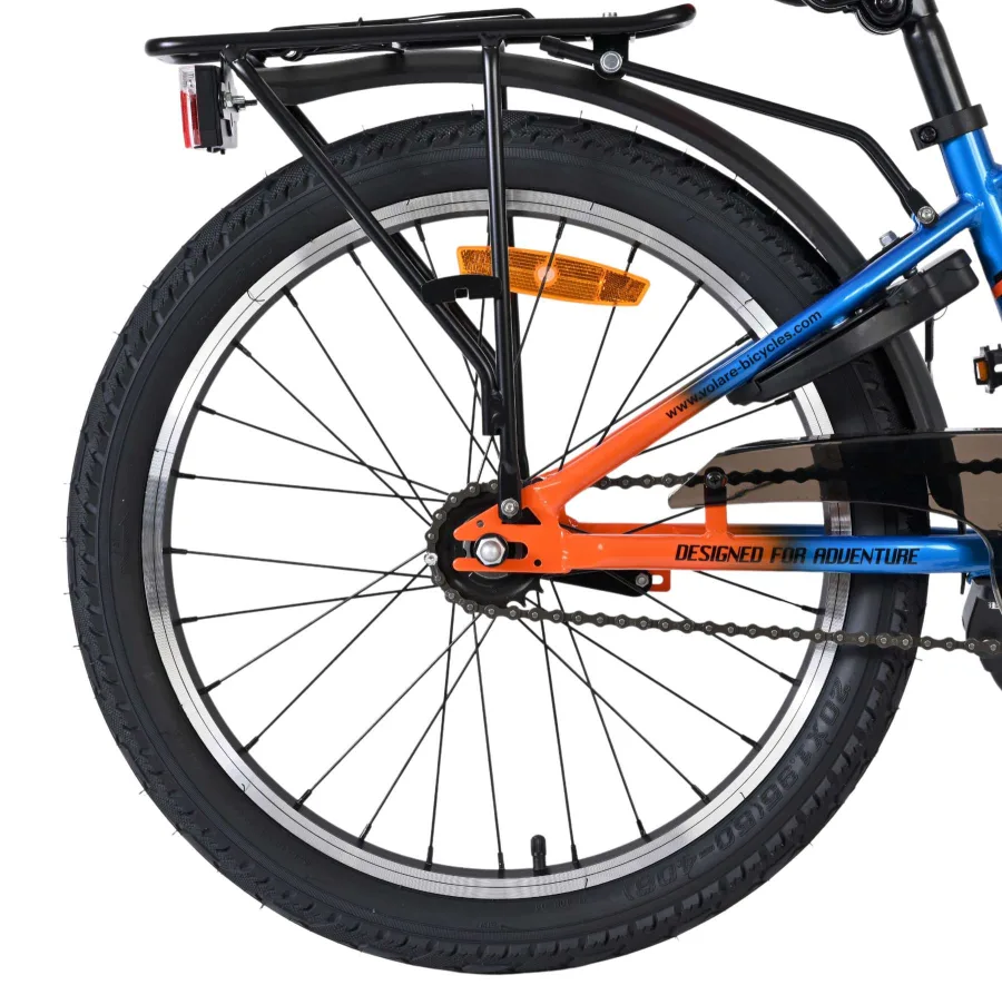 Volare Explorer Kinderfiets – Jongens – 20 inch – Blauw/Oranje — foto 2