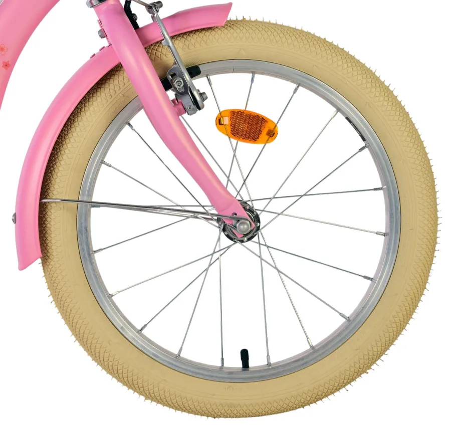 Volare Blossom Kinderfiets – Meisjes – 18 inch – Roze – Twee handremmen — foto 6