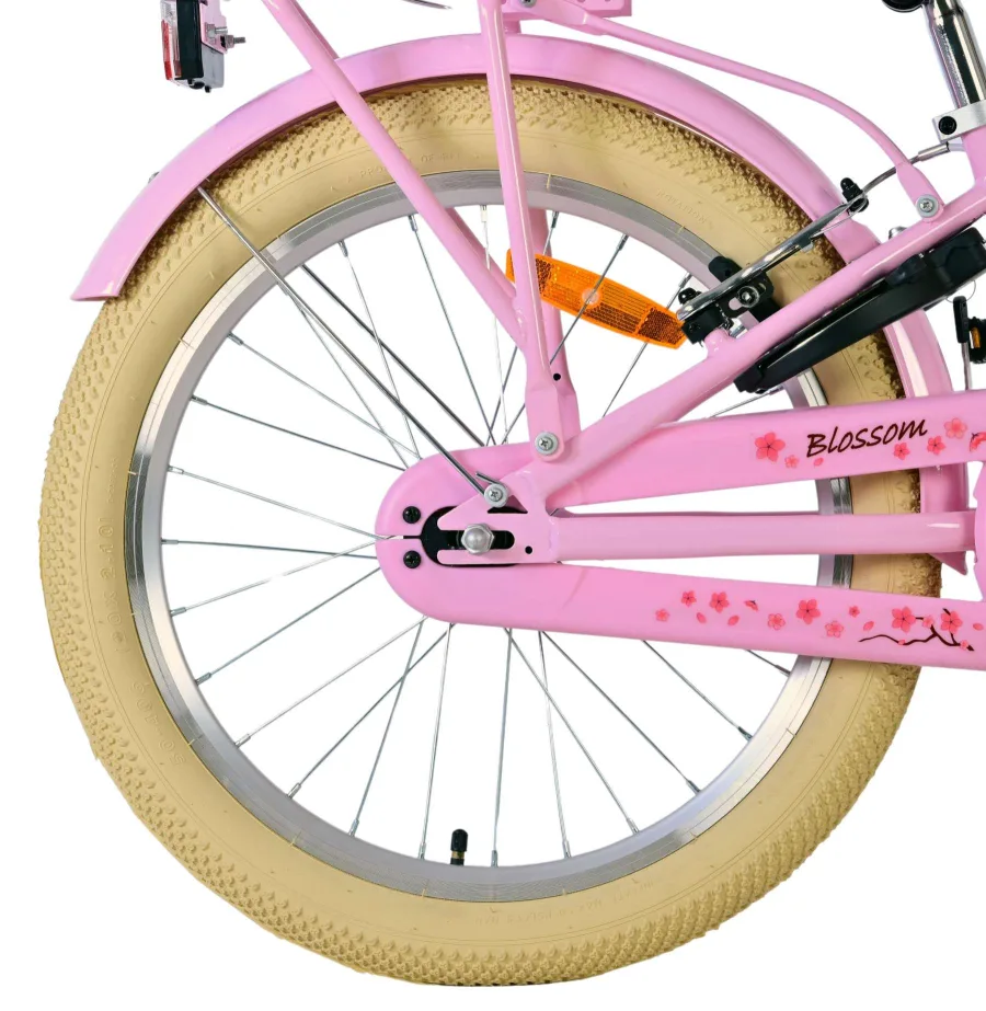 Volare Blossom Kinderfiets – Meisjes – 20 inch – Roze – Twee handremmen — foto 3