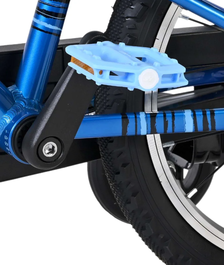Volare Venom Kinderfiets – Jongens – 16 inch – Blauw- Twee Handremmen — foto 11