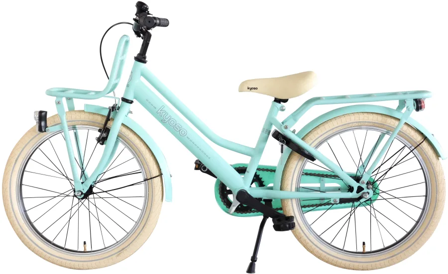 Kinderfiets Kyoso Blossom Breeze 20 inch remnaaf mat mintgroen — foto 3