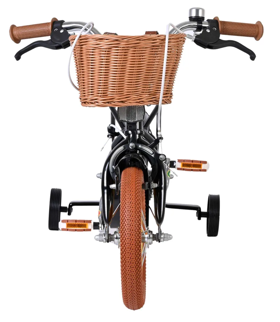 Volare Ashley Kinderfiets – Meisjes – 12 inch – Zwart – Twee handremmen — foto 6