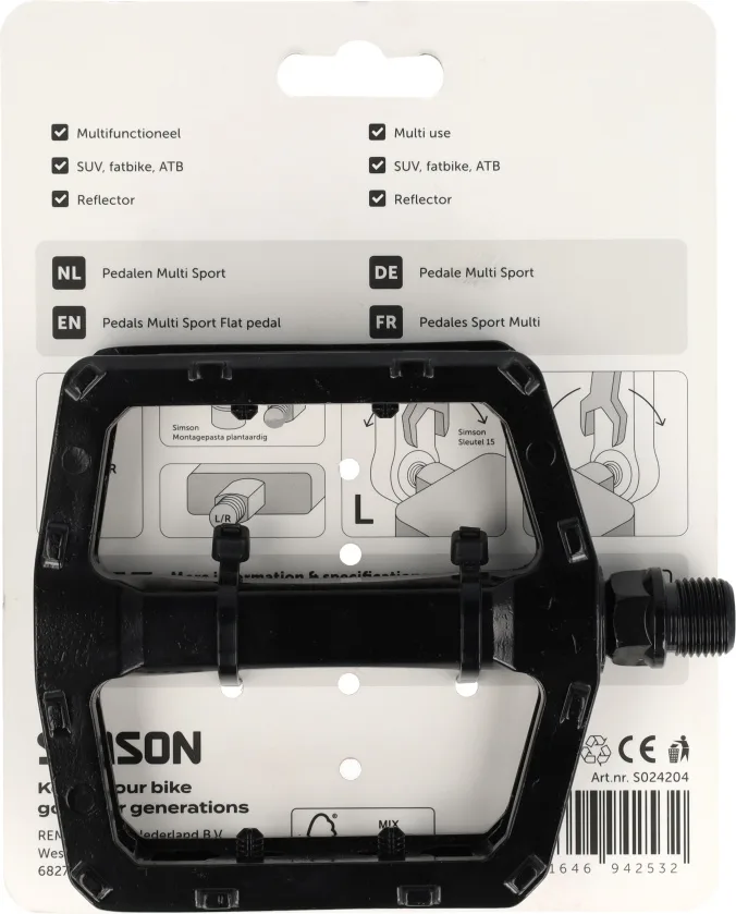 Pedals Simson Multi Sport — foto 2