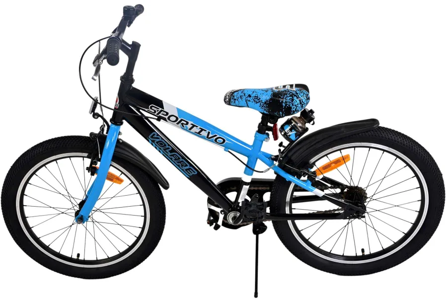 Volare Sportivo Kinderfiets – Jongens – 20 inch – Blauw – Twee handremmen — foto 10