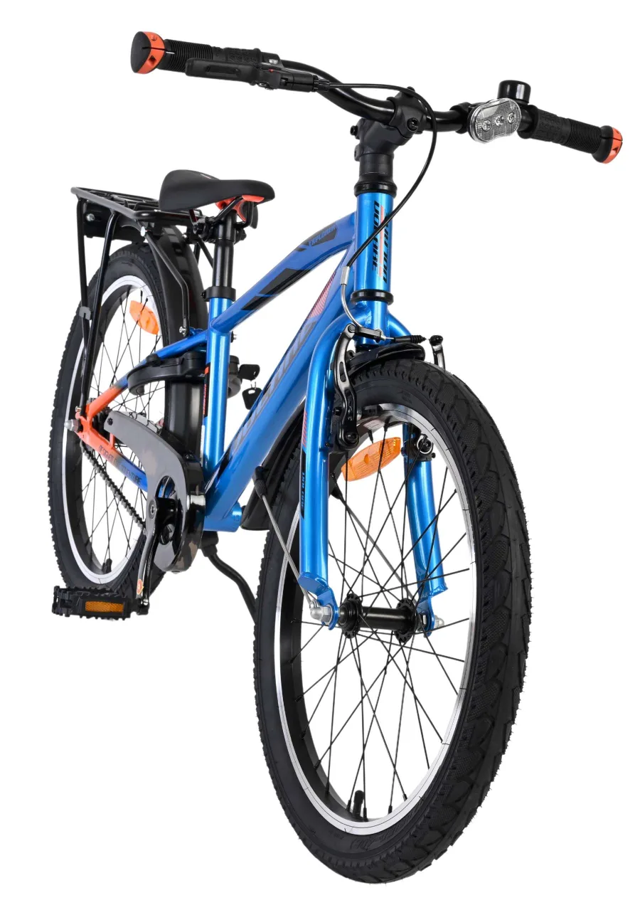 Volare Explorer Kinderfiets – Jongens – 20 inch – Blauw/Oranje — foto 7