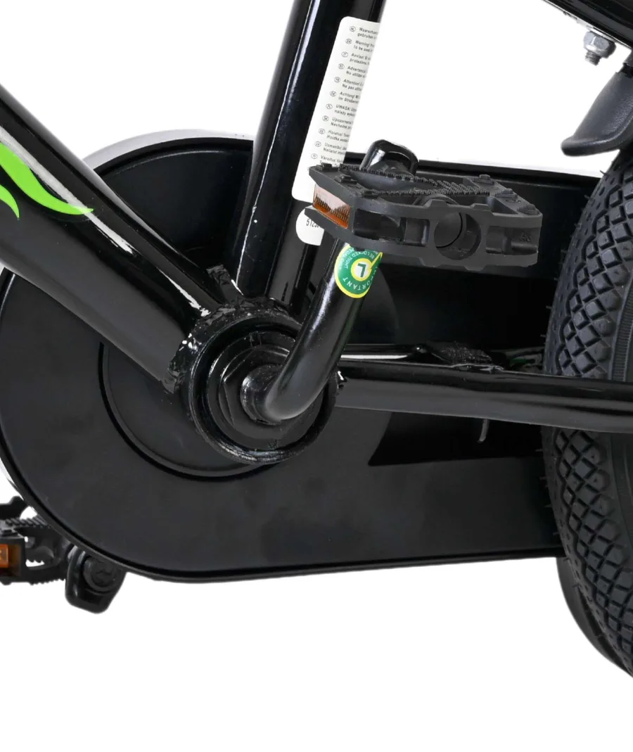 Volare Strike Kinderfiets – Jongens – 12 inch – Zwart Groen — foto 12