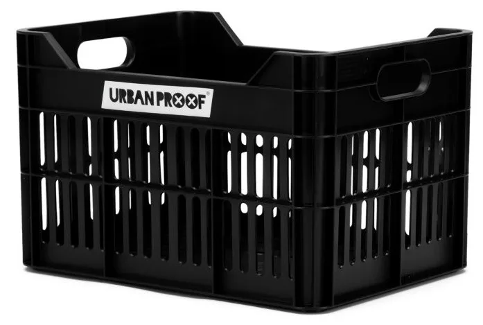 Recycled bike crate Urban Proof Junior 15 liter - black
