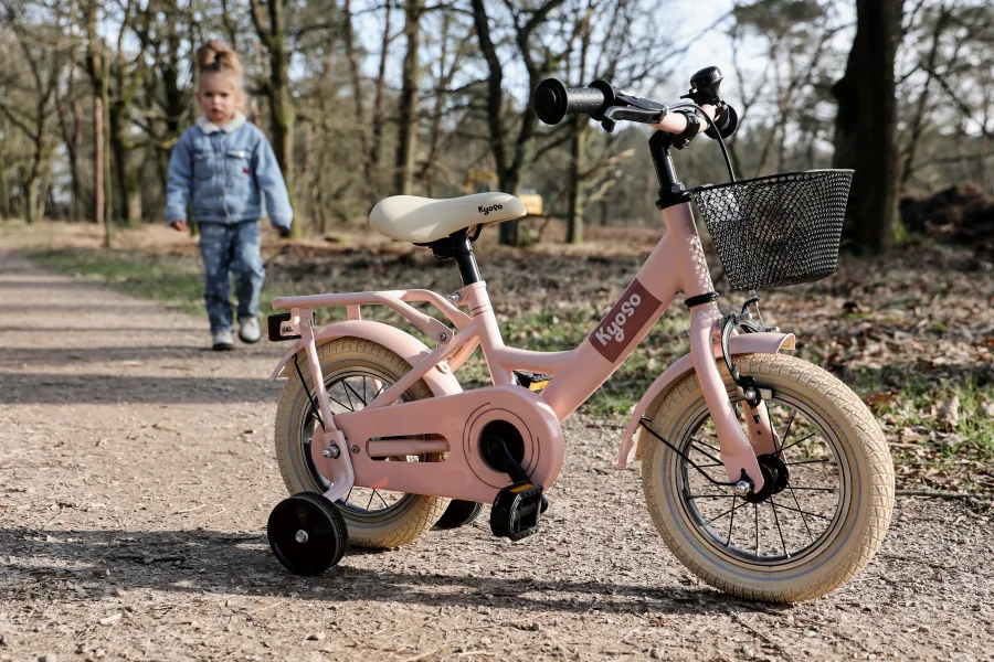 Kinderfiets Kyoso Sparkle 12 inch met remnaaf - mat roze — foto 5