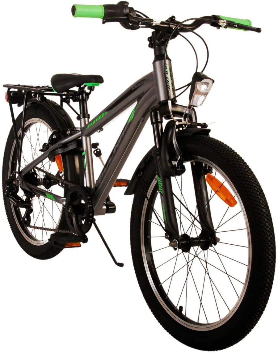 Volare Cross Kinderfiets – Jongens – 20 inch – Grijs – 6 versnellingen — foto 4