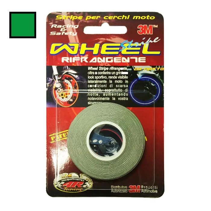 Wheel reflection tape