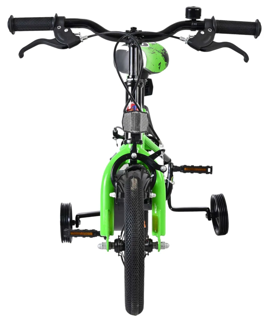 Volare Sportivo Kinderfiets – Jongens – 12 inch – Groen Zwart – Twee Handremmen — foto 8