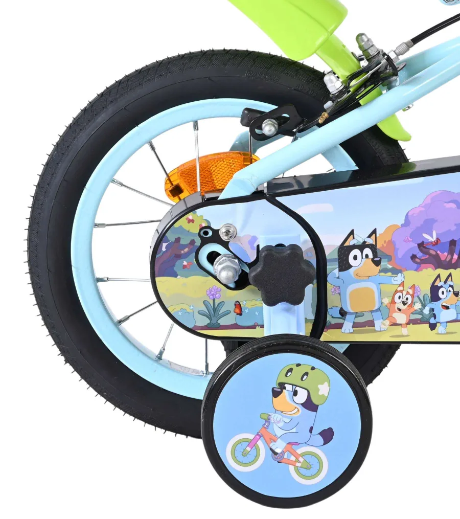 Bluey Kinderfiets 12 inch – Lichtblauw – Twee handremmen — foto 2