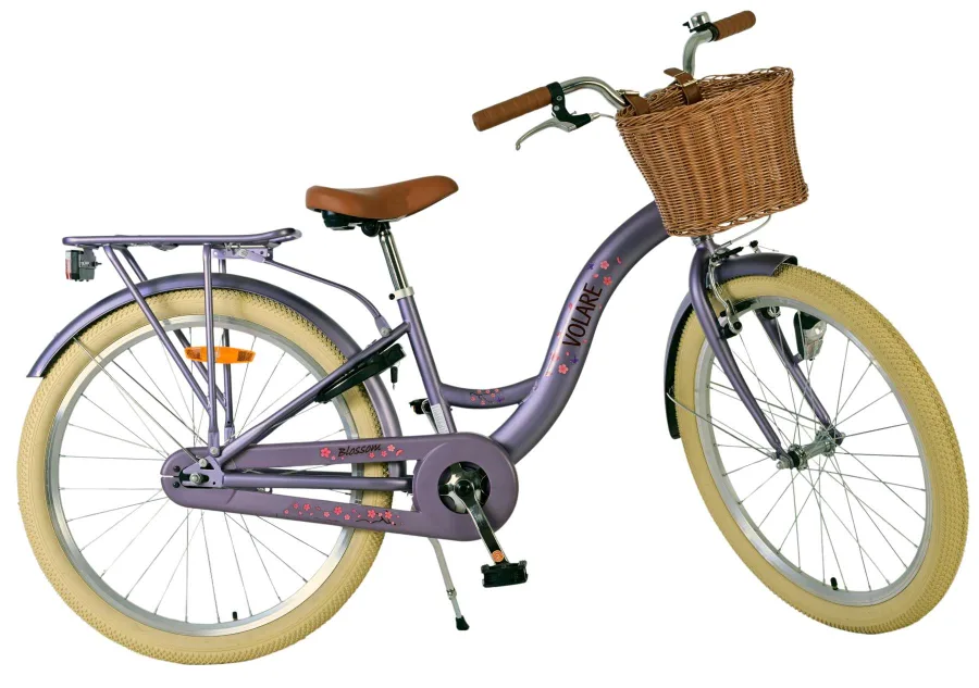 Volare Blossom Kinderfiets – Meisjes – 24 inch – Paars — foto 12