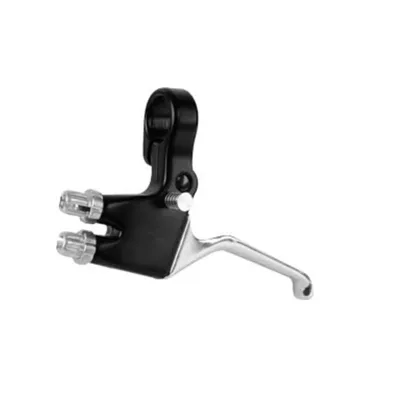 Remgreep links Mirage dubbele kabel zwart/zilver
