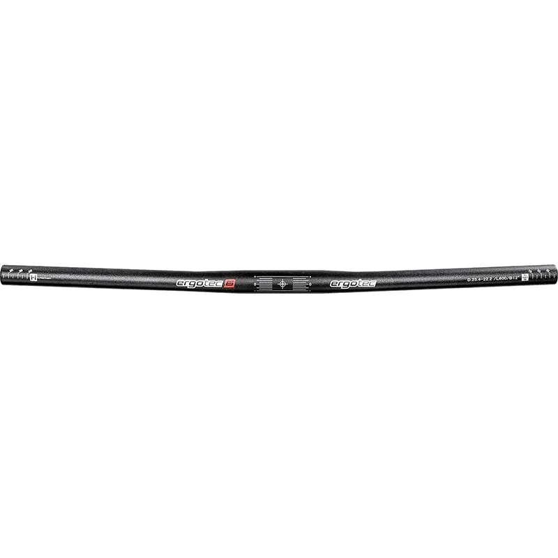 Stuur Ergotec Flat Bar 25,4x600 mm - zwart